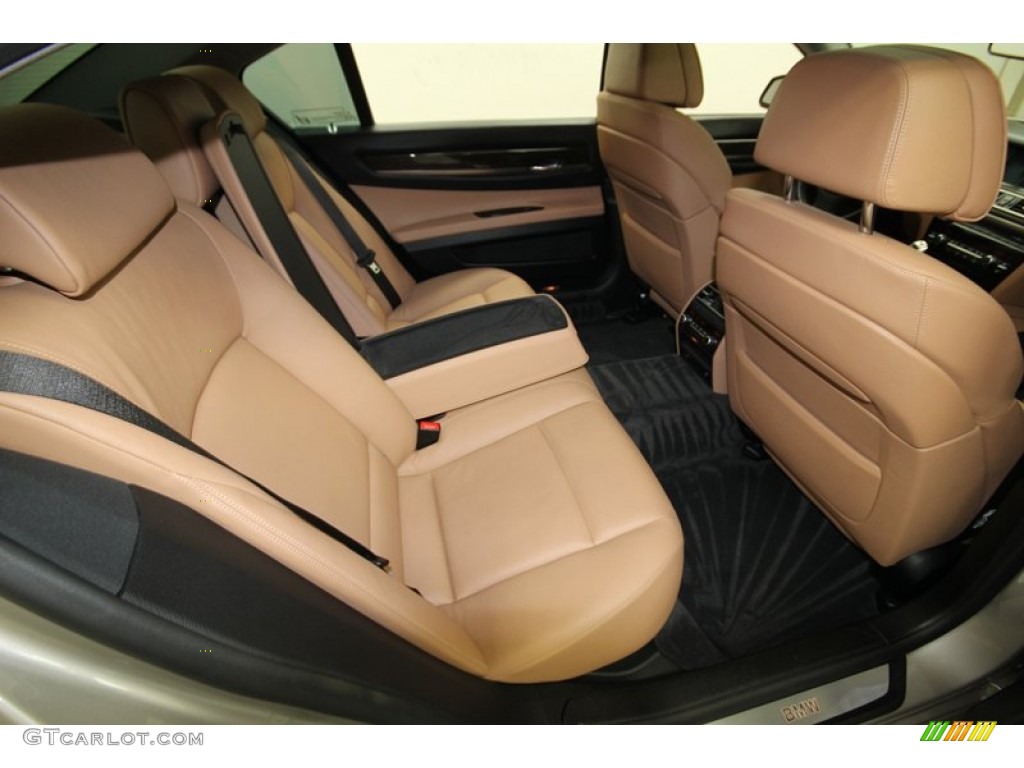 2011 7 Series 740Li Sedan - Cashmere Silver Metallic / Saddle/Black Nappa Leather photo #37