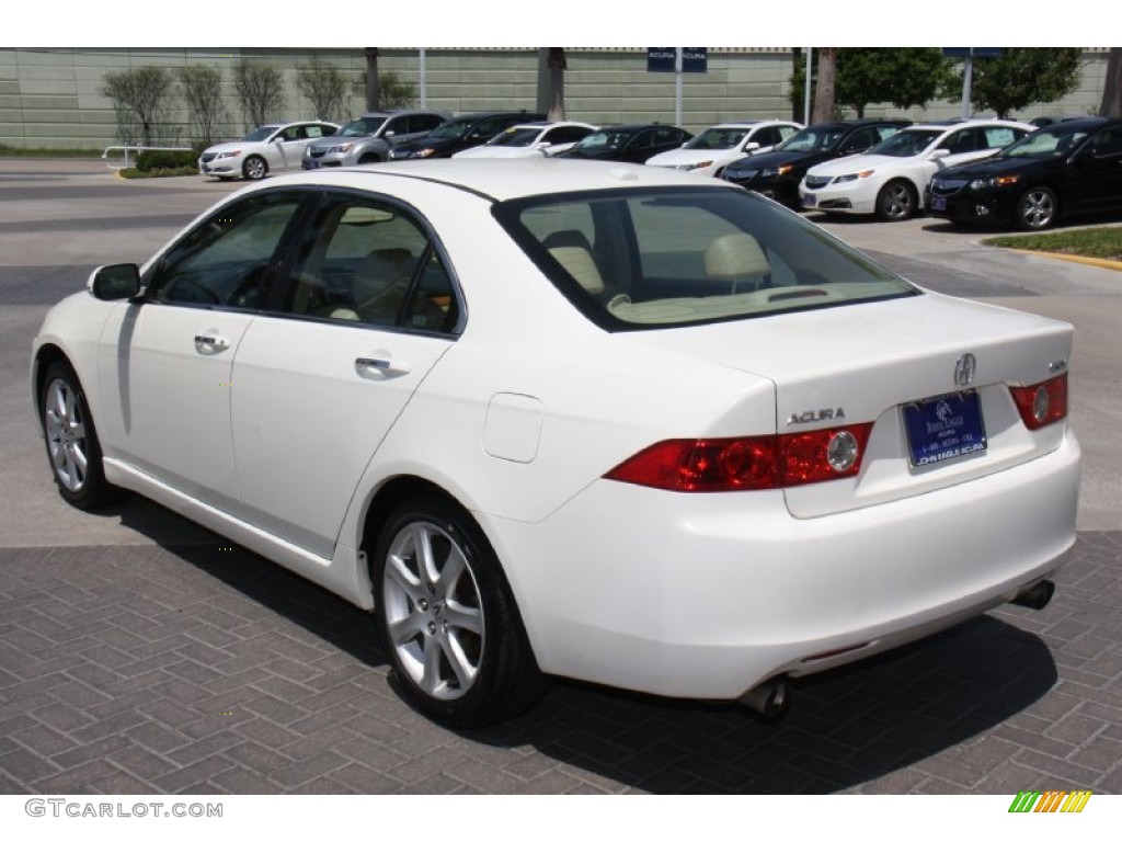 2005 TSX Sedan - Premium White Pearl / Parchment photo #7