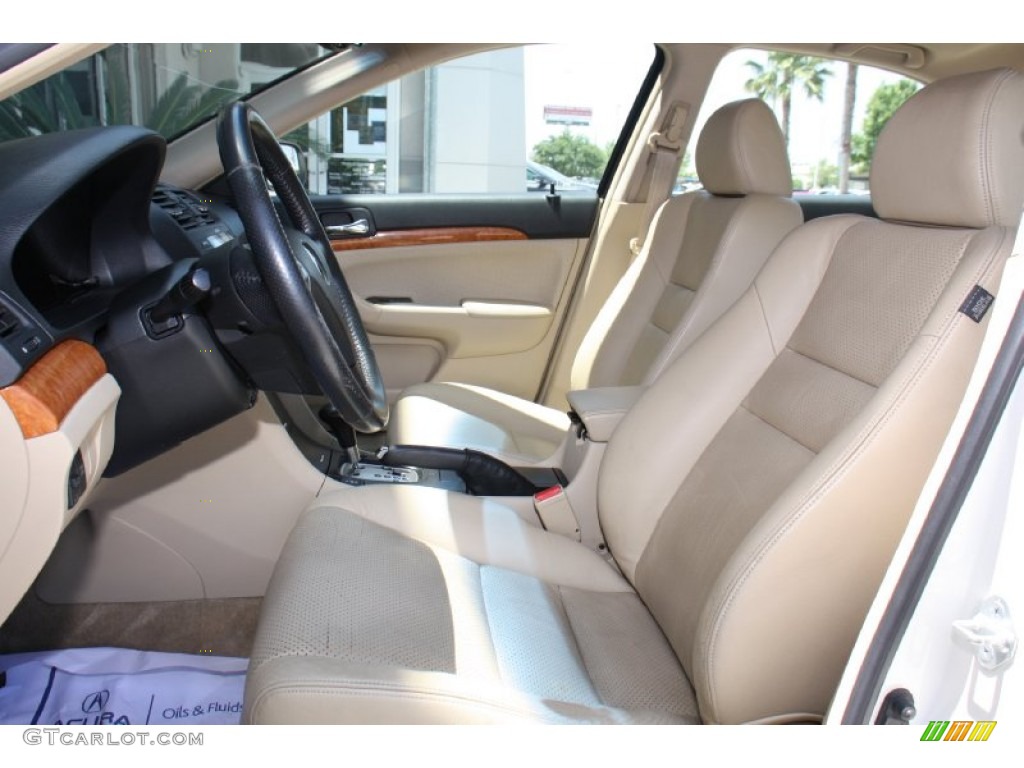 2005 TSX Sedan - Premium White Pearl / Parchment photo #10