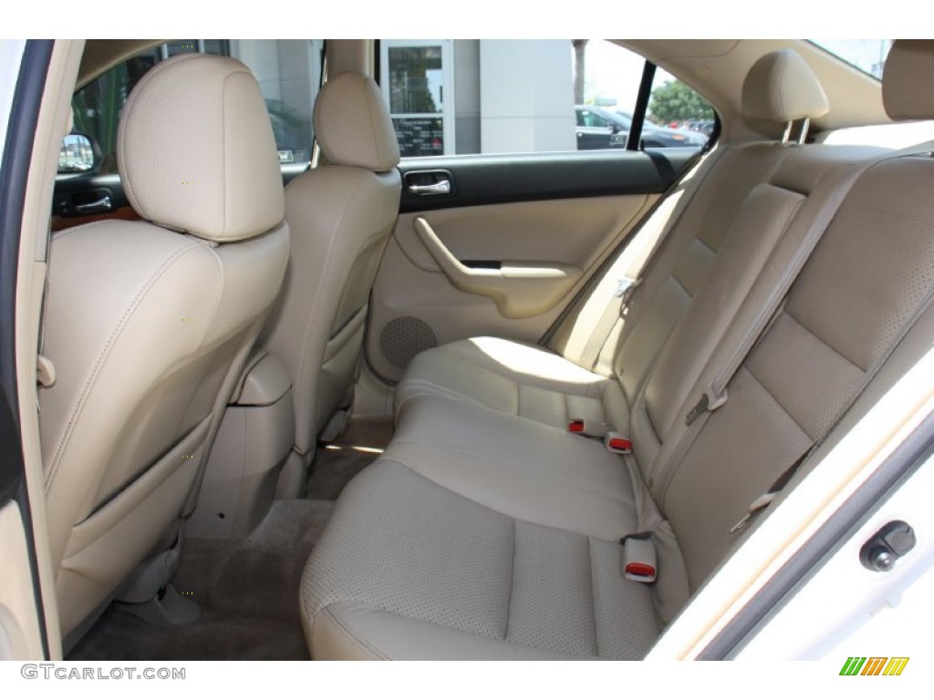 2005 TSX Sedan - Premium White Pearl / Parchment photo #12