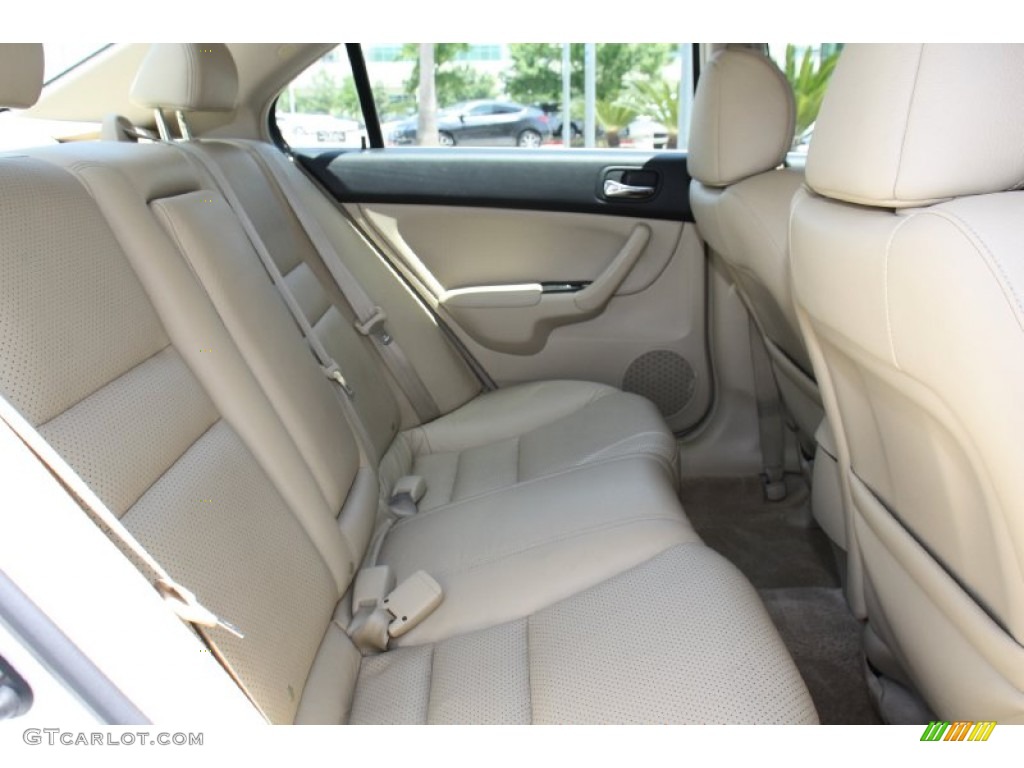 2005 TSX Sedan - Premium White Pearl / Parchment photo #14