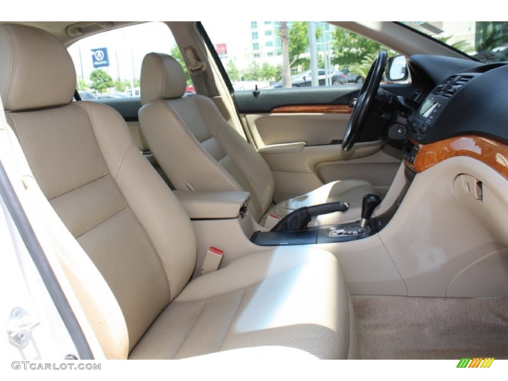 2005 TSX Sedan - Premium White Pearl / Parchment photo #16