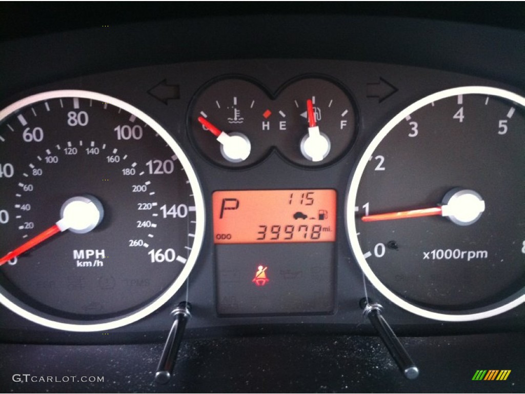 2006 Tiburon GT - Electric Red / Black/Red photo #14