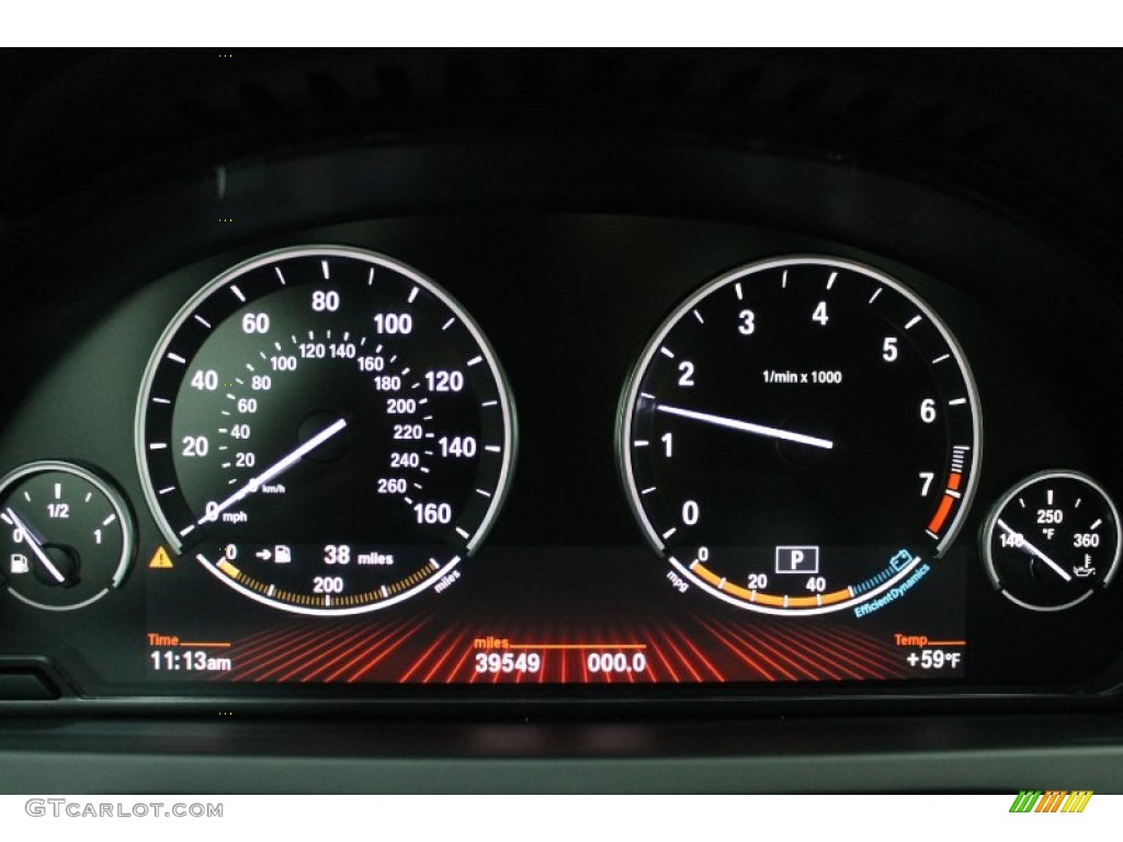2011 BMW 7 Series 750Li Sedan Gauges Photo #80098108