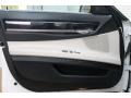 Oyster/Black 2011 BMW 7 Series 750Li Sedan Door Panel
