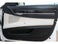 Oyster/Black 2011 BMW 7 Series 750Li Sedan Door Panel
