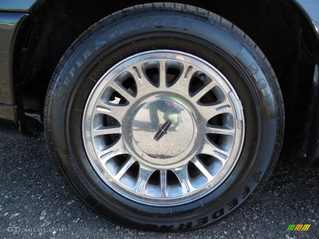 2001 Town Car Cartier - Black Clearcoat / Light Graphite photo #30