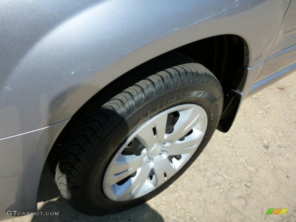 2008 Forester 2.5 X - Steel Silver Metallic / Graphite Gray photo #9
