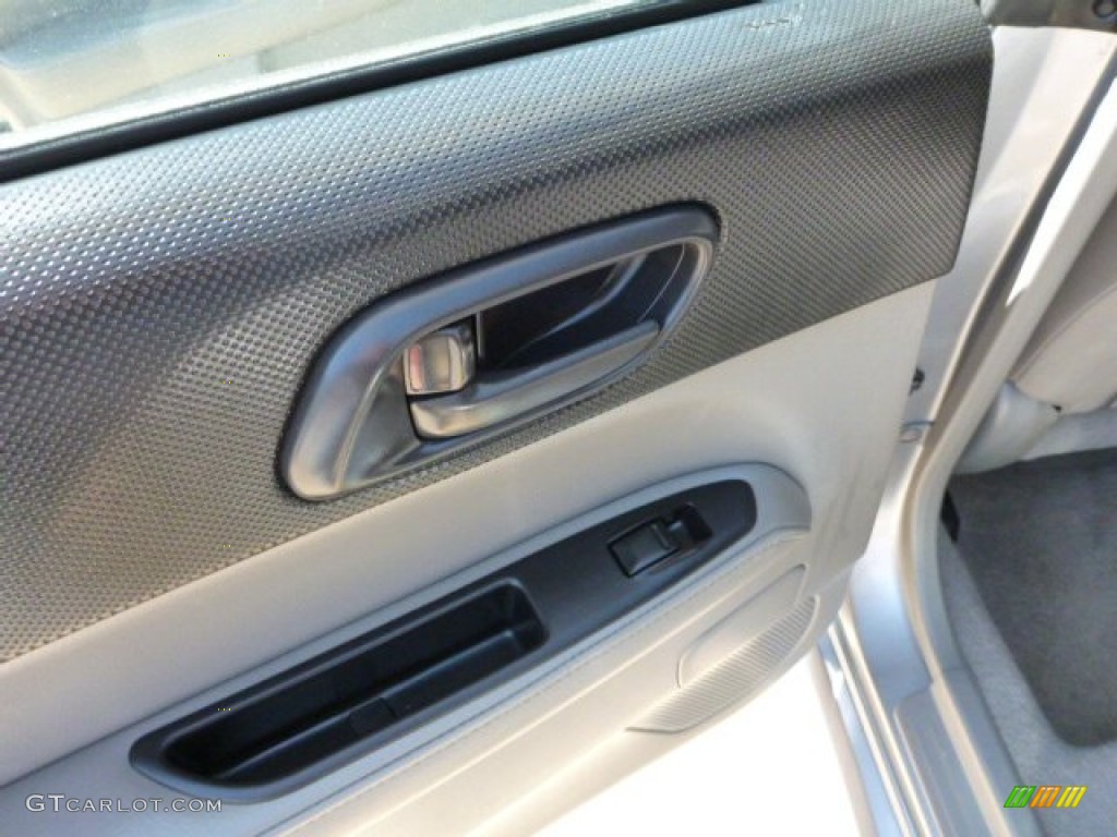 2008 Forester 2.5 X - Steel Silver Metallic / Graphite Gray photo #13