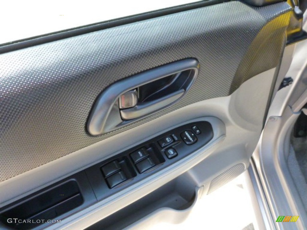 2008 Forester 2.5 X - Steel Silver Metallic / Graphite Gray photo #14