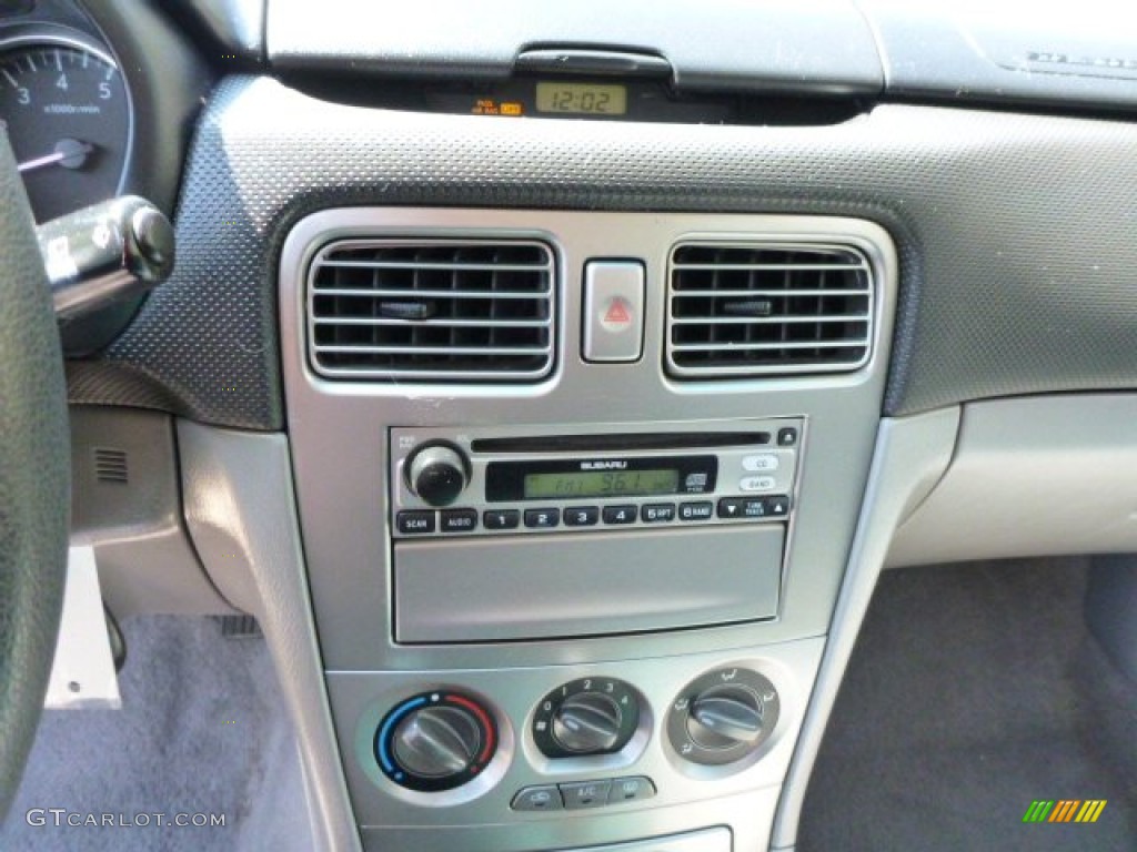 2008 Forester 2.5 X - Steel Silver Metallic / Graphite Gray photo #19