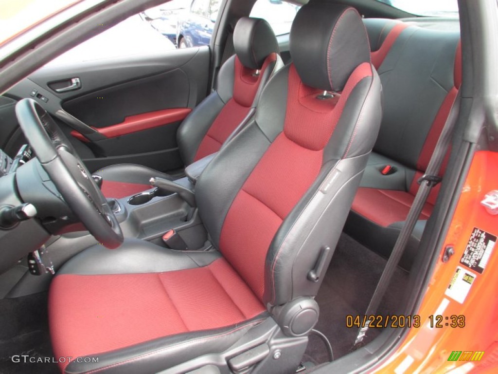 2012 Hyundai Genesis Coupe 2.0T R-Spec Front Seat Photo #80099525
