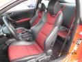 Black Leather/Red Cloth 2012 Hyundai Genesis Coupe 2.0T R-Spec Interior Color