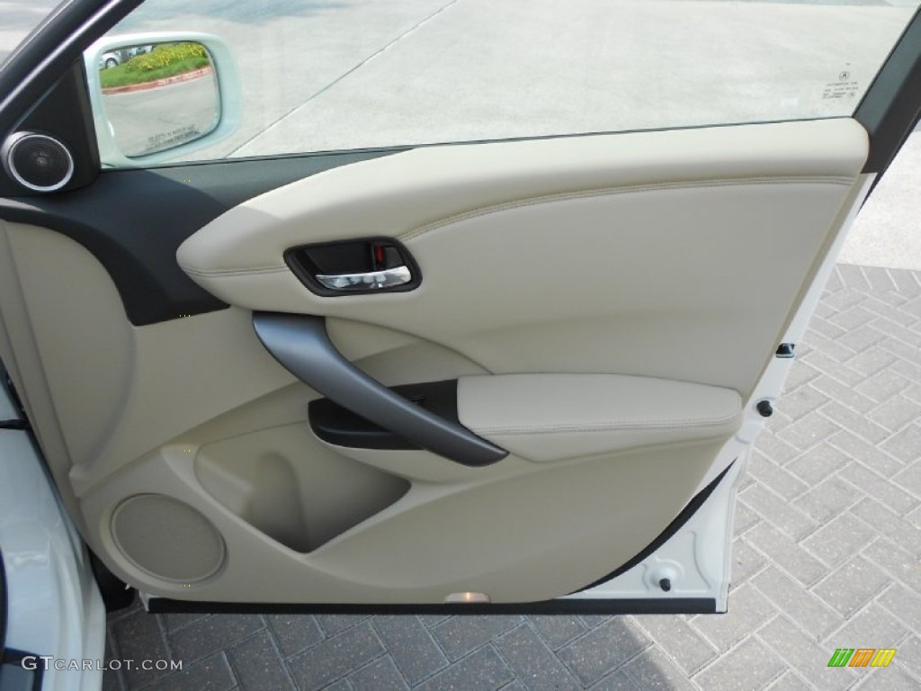2013 Acura RDX AWD Parchment Door Panel Photo #80099978