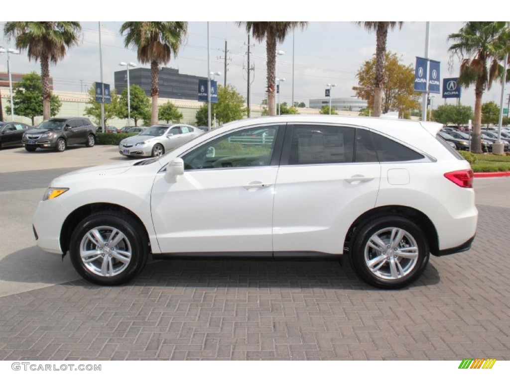 White Diamond Pearl 2013 Acura RDX Standard RDX Model Exterior Photo #80101134