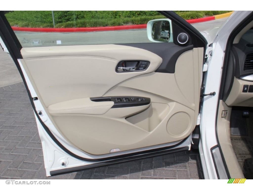 2013 Acura RDX Standard RDX Model Parchment Door Panel Photo #80101237