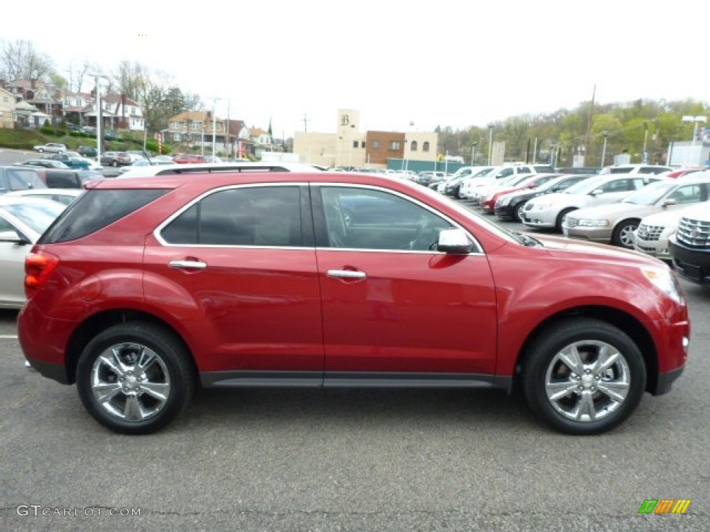 2013 Equinox LTZ AWD - Crystal Red Tintcoat / Jet Black photo #2