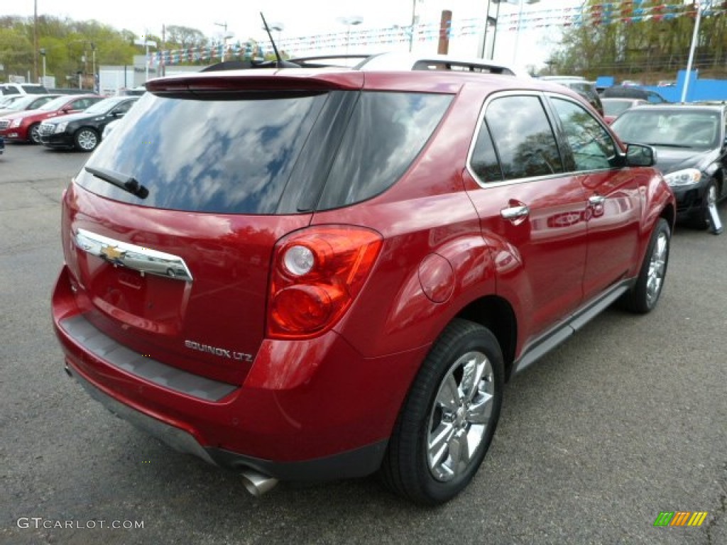 2013 Equinox LTZ AWD - Crystal Red Tintcoat / Jet Black photo #3