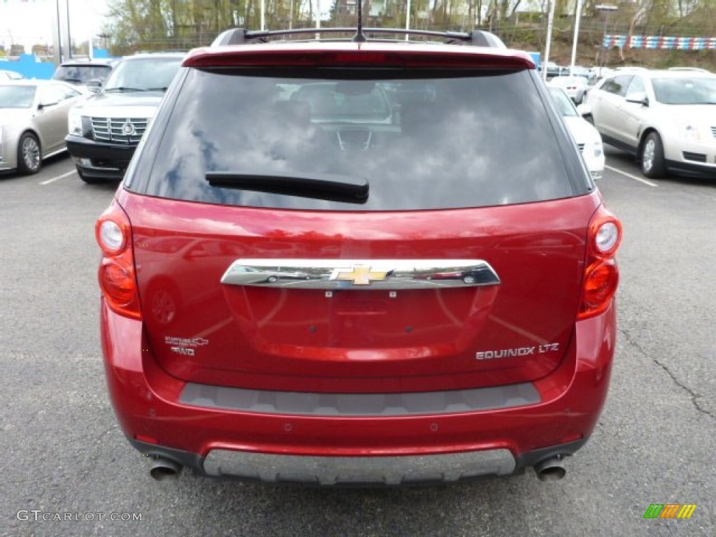 2013 Equinox LTZ AWD - Crystal Red Tintcoat / Jet Black photo #4