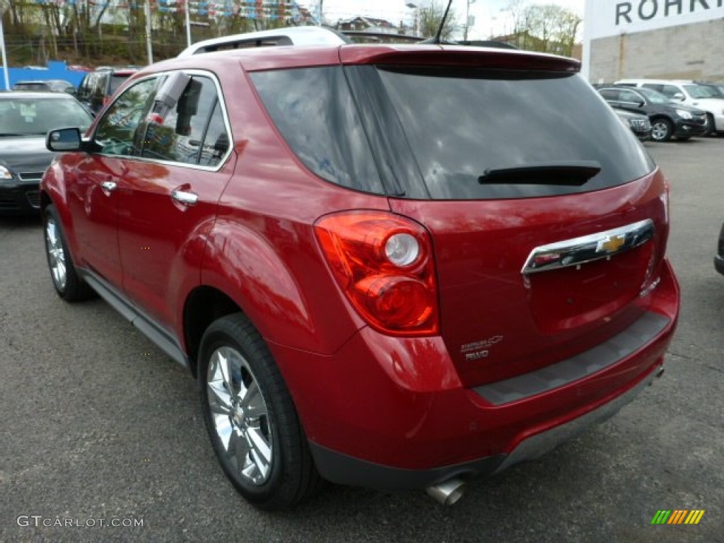 2013 Equinox LTZ AWD - Crystal Red Tintcoat / Jet Black photo #5