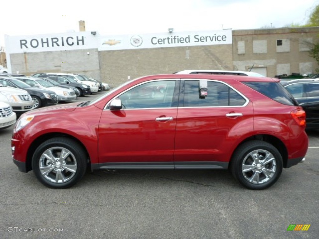2013 Equinox LTZ AWD - Crystal Red Tintcoat / Jet Black photo #6