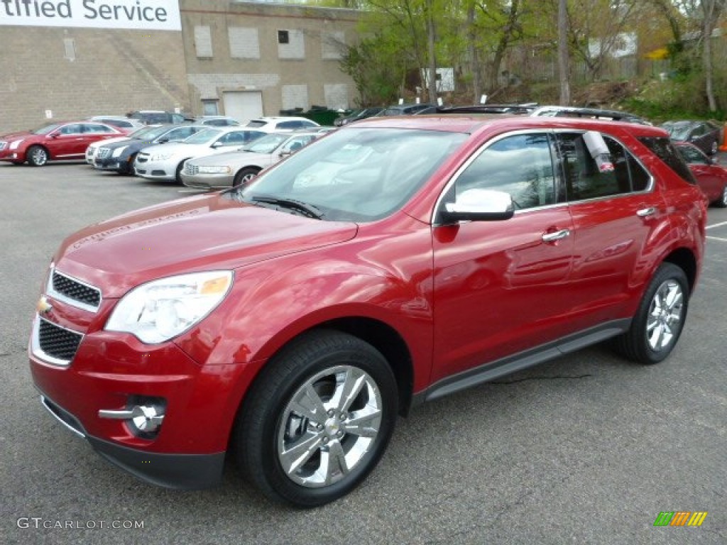 2013 Equinox LTZ AWD - Crystal Red Tintcoat / Jet Black photo #7