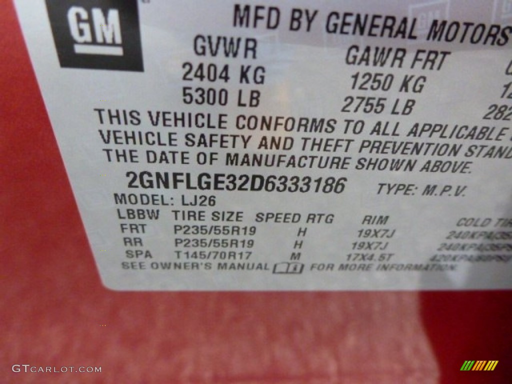 2013 Equinox LTZ AWD - Crystal Red Tintcoat / Jet Black photo #16