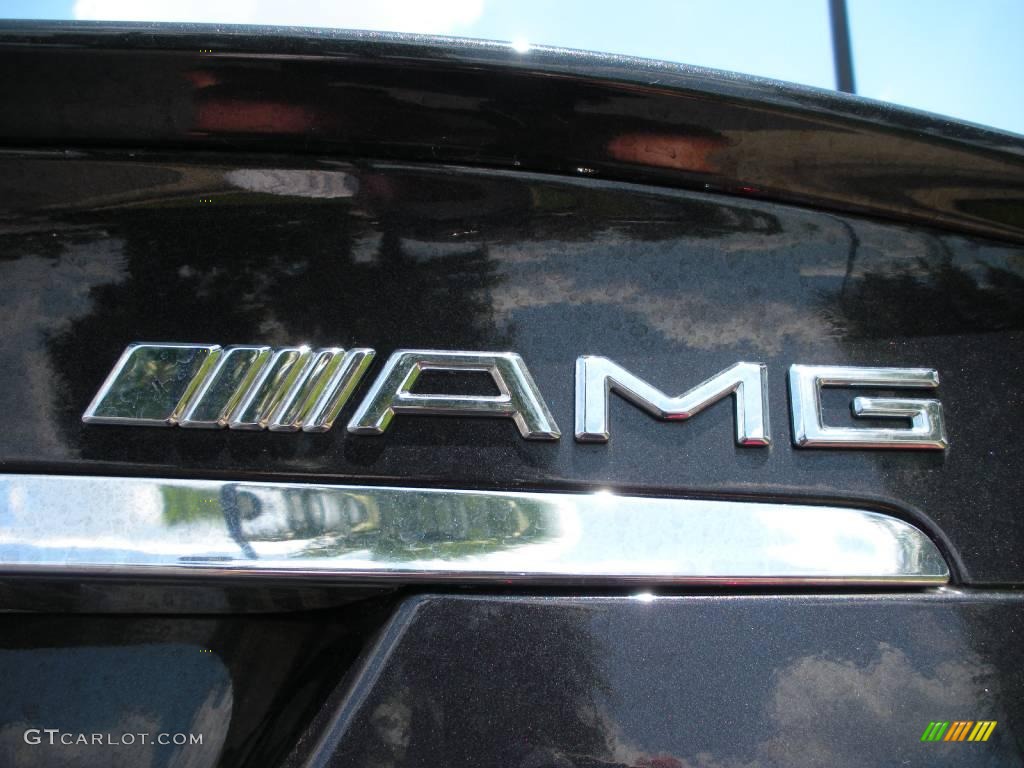 2008 CLS 63 AMG - designo Platinum Black Metallic / Sunset Red photo #10