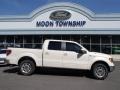 2009 White Sand Tri Coat Metallic Ford F150 Lariat SuperCrew 4x4 #80076075