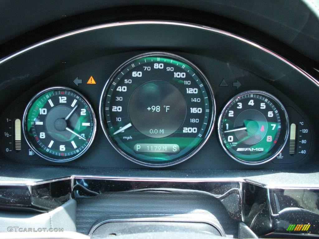 2008 CLS 63 AMG - designo Platinum Black Metallic / Sunset Red photo #21