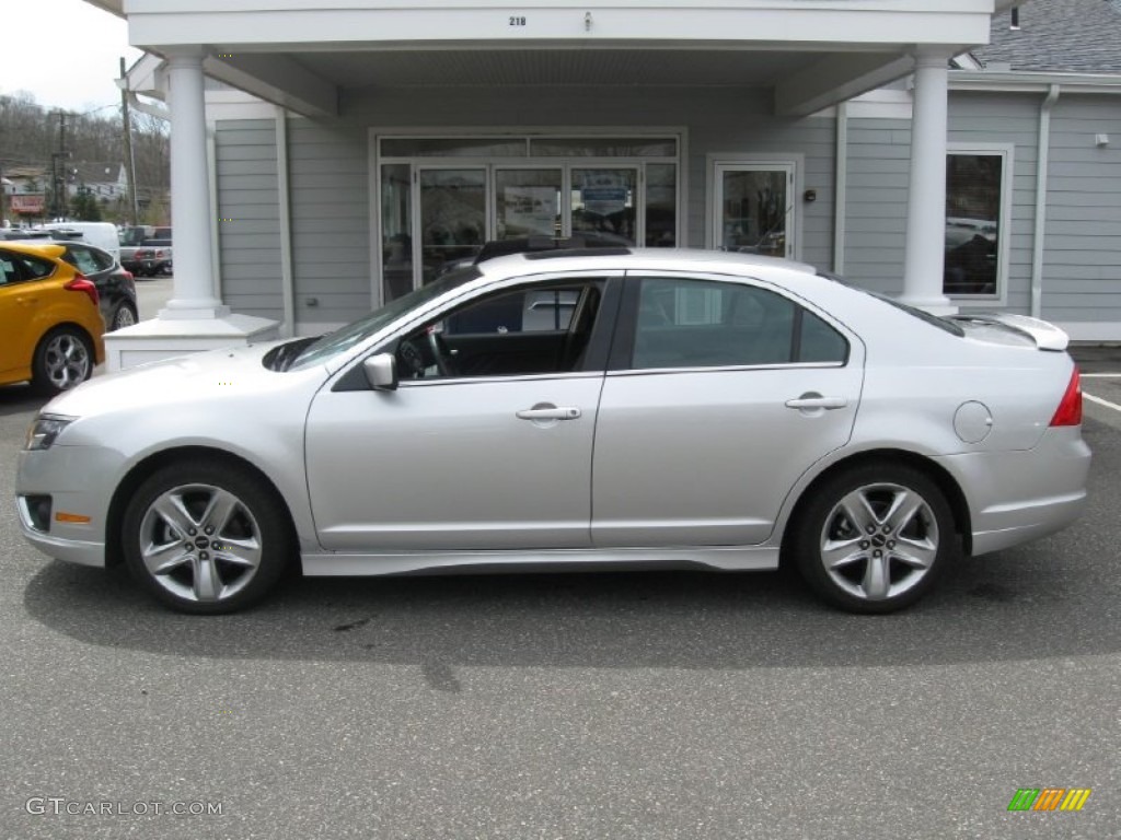 2011 Fusion Sport - Ingot Silver Metallic / Sport Black/Charcoal Black photo #4