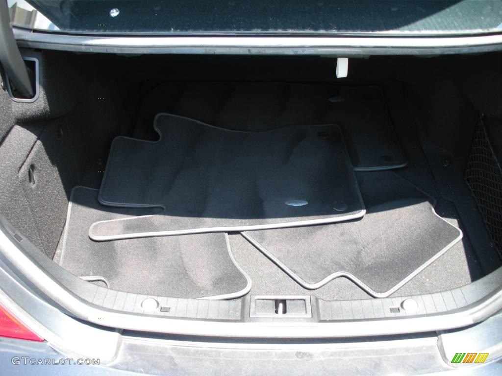 2008 CLS 63 AMG - designo Platinum Black Metallic / Sunset Red photo #25