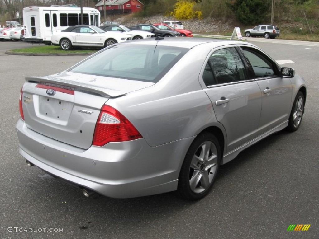 2011 Fusion Sport - Ingot Silver Metallic / Sport Black/Charcoal Black photo #7