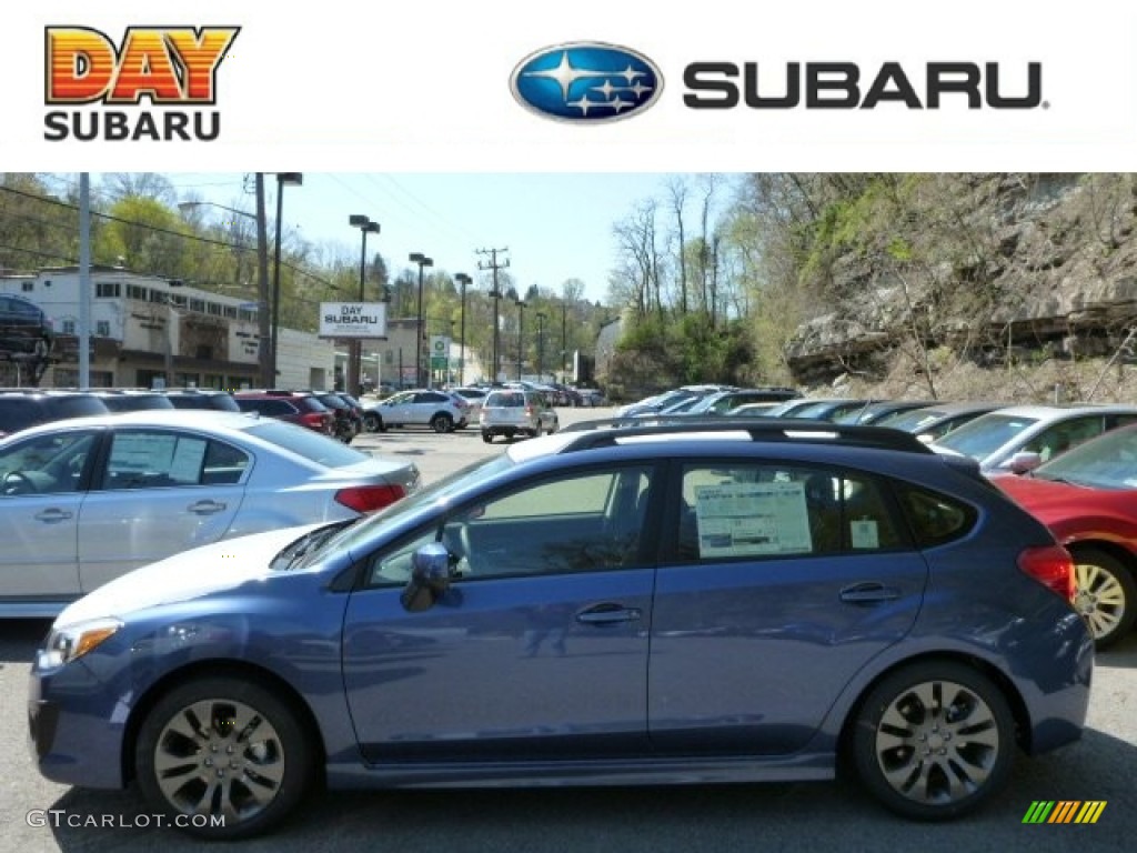 2013 Impreza 2.0i Sport Premium 5 Door - Marine Blue Pearl / Black photo #1