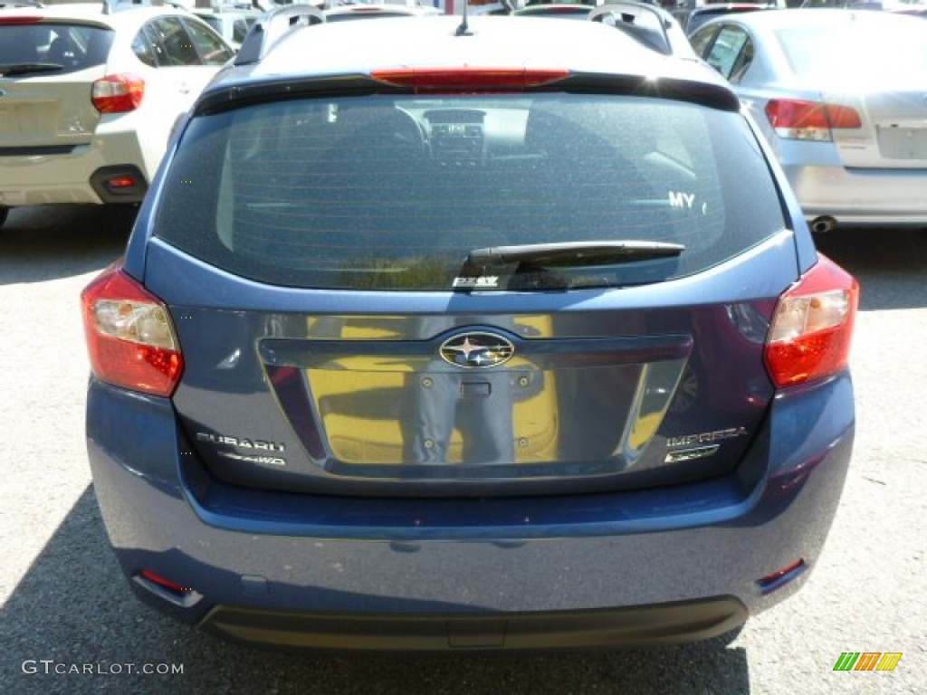 2013 Impreza 2.0i Sport Premium 5 Door - Marine Blue Pearl / Black photo #3