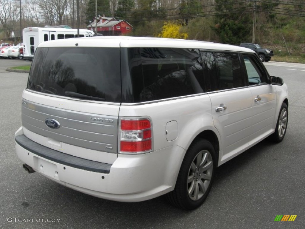 2009 Flex Limited AWD - White Platinum Tri-Coat / Medium Light Stone photo #7