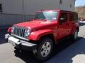 Flame Red - Wrangler Unlimited Sahara 4x4 Photo No. 4