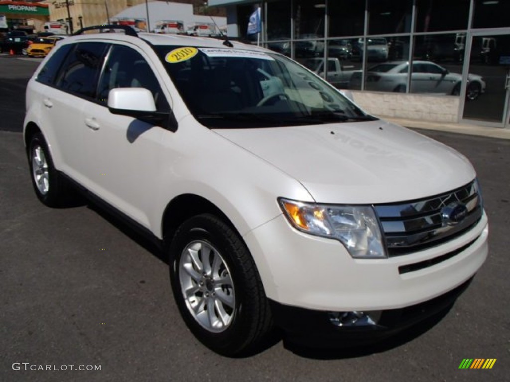 White Platinum Tri-Coat 2010 Ford Edge SEL AWD Exterior Photo #80104198