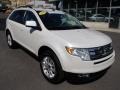 2010 White Platinum Tri-Coat Ford Edge SEL AWD  photo #2