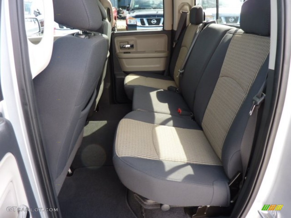 2009 Ram 1500 Big Horn Edition Quad Cab 4x4 - Bright Silver Metallic / Dark Slate/Medium Graystone photo #5