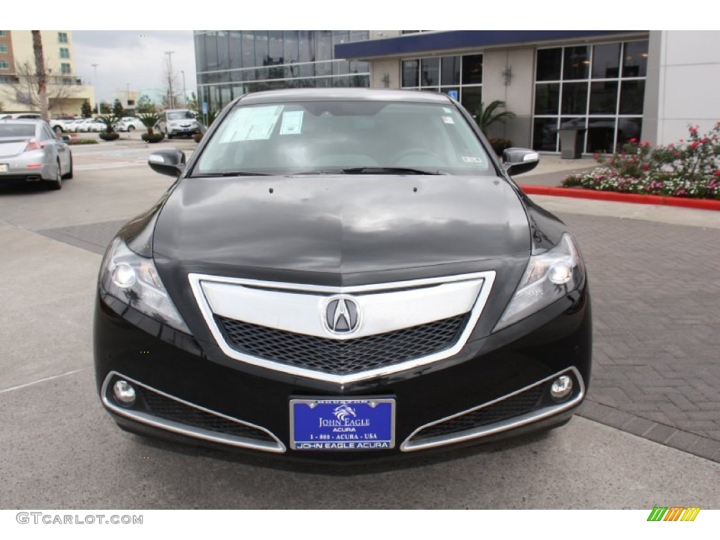 2013 ZDX SH-AWD - Crystal Black Pearl / Ebony photo #2