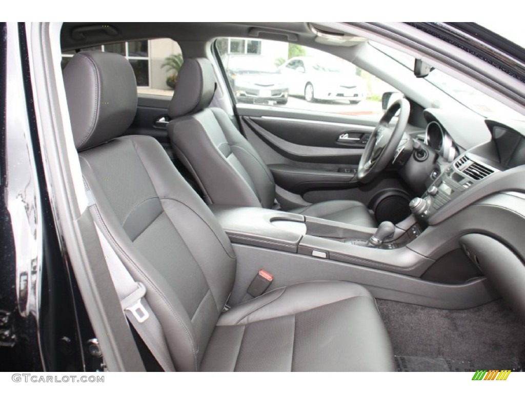 Ebony Interior 2013 Acura ZDX SH-AWD Photo #80105779