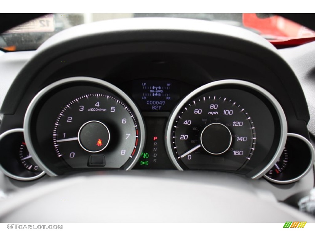 2013 Acura ZDX SH-AWD Gauges Photo #80105917