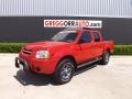 2004 Aztec Red Nissan Frontier XE V6 Crew Cab  photo #2