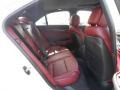 Morello Red/Jet Black Accents Rear Seat Photo for 2013 Cadillac ATS #80107555