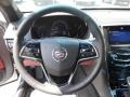 Morello Red/Jet Black Accents 2013 Cadillac ATS 2.0L Turbo Luxury AWD Steering Wheel