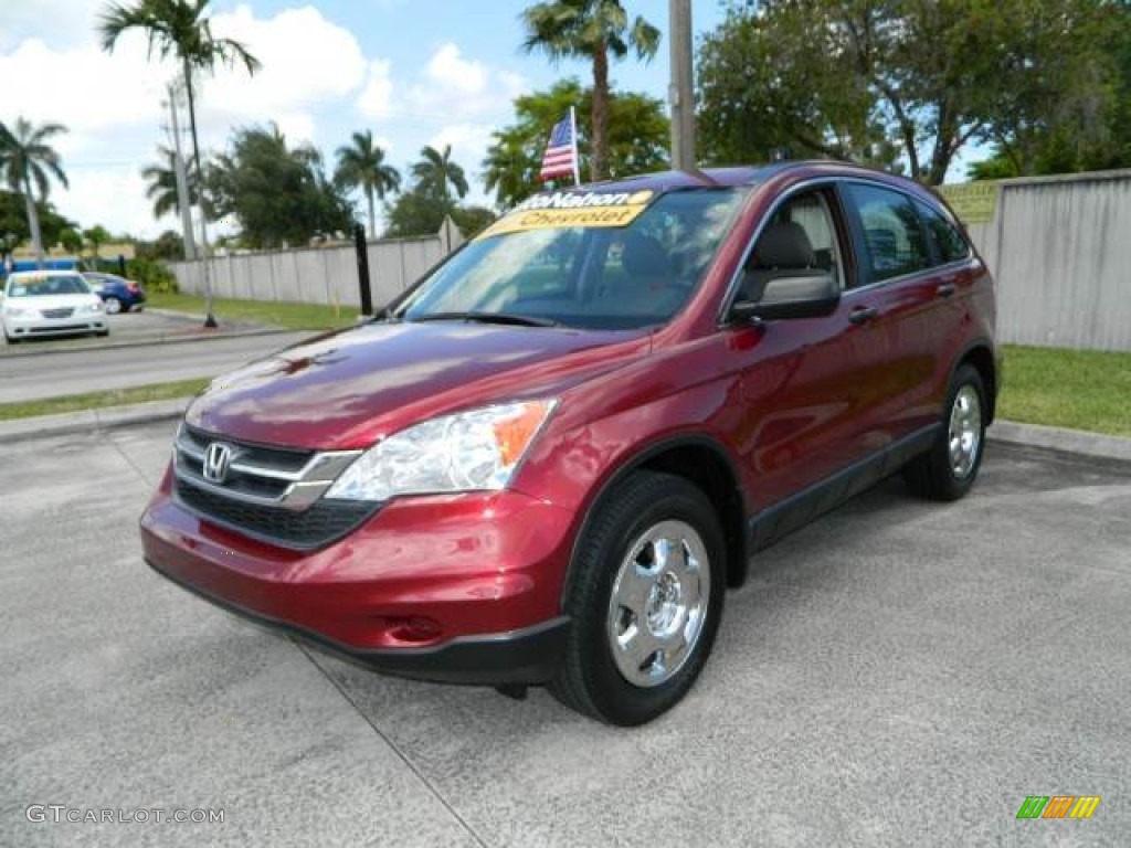 2010 CR-V LX - Tango Red Pearl / Gray photo #7