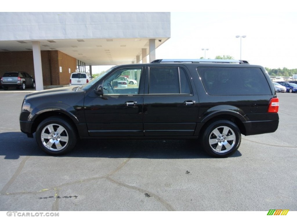 2010 Expedition EL Limited - Tuxedo Black / Stone photo #3