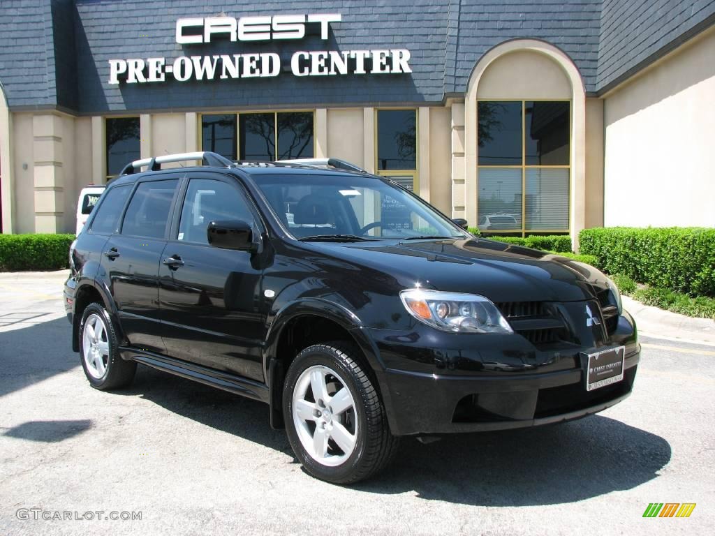 2006 Outlander Limited - Labrador Black Pearl / Charcoal photo #1