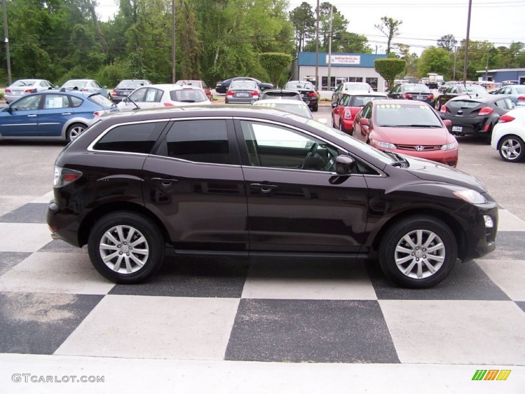 2012 CX-7 i SV - Black Cherry Mica / Sand photo #3